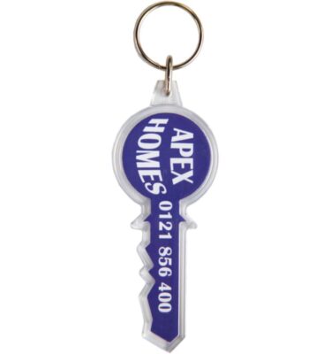 K32 Key Shaped Keyring | Promotional merchandise | Branded Merchandise | Printed Products | Printed Keyrings