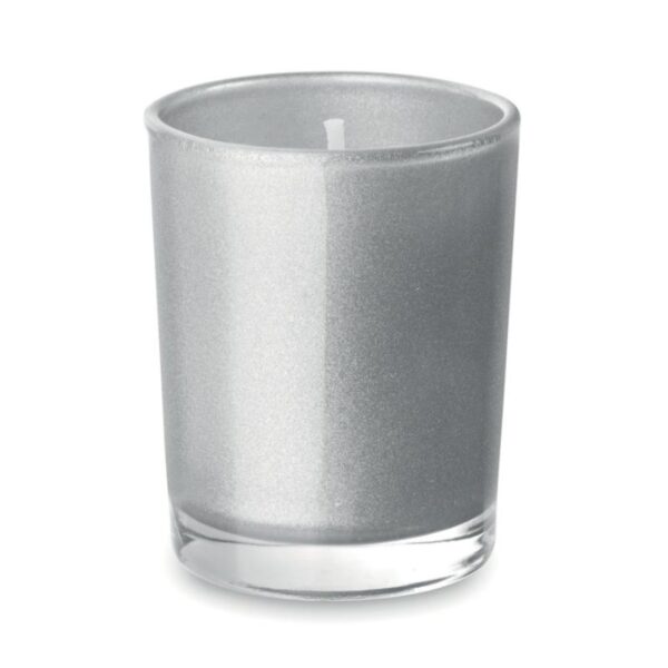 Selight Scented Candle silver | Promotional merchandise | Branded Merchandise | Printed Products | Candles with logo | Printed candles UK | Bulk printed candles | Candles with my logo | Cheap branded candles | Bespoke candles