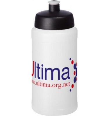 Baseline Bottle 500ml Translucent | Cheap bottles | Bulk printed bottles | Printed water bottles UK | Eco Friendly | UK manufactured | Biodegradable | Water bottles with my logo | Water bottles with school logo