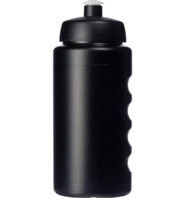 Baseline Grip Bottle 500ml Black | Cheap bottles | Bulk printed bottles | Printed water bottles UK | Eco Friendly | UK manufactured | Biodegradable | Water bottles with my logo | Water bottles with school logo