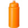 Baseline bottle 500ml Orange | Cheap bottles | Bulk printed bottles | Printed water bottles UK | Eco Friendly | UK manufactured | Biodegradable | Water bottles with my logo | Water bottles with school logo