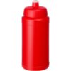 Baseline bottle 500ml Red | Cheap bottles | Bulk printed bottles | Printed water bottles UK | Eco Friendly | UK manufactured | Biodegradable | Water bottles with my logo | Water bottles with school logo