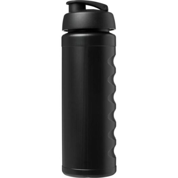 Baseline Bottle 750ml Flip Lid black | Cheap bottles | Bulk printed bottles | Printed water bottles UK | Eco Friendly | UK manufactured | Biodegradable | Water bottles with my logo