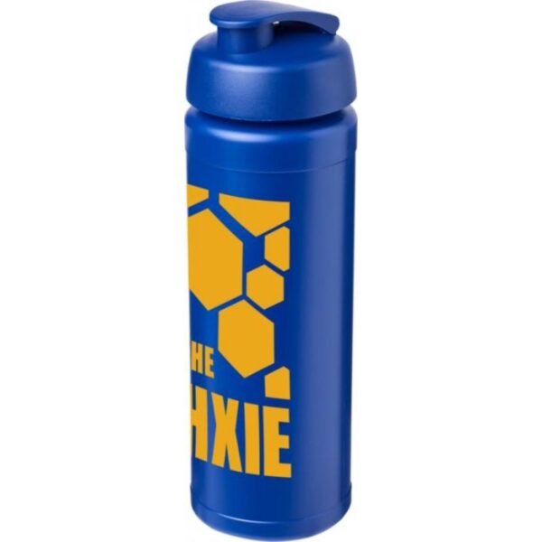 Baseline Bottle 750ml Flip Lid blue | Cheap bottles | Bulk printed bottles | Printed water bottles UK | Eco Friendly | UK manufactured | Biodegradable | Water bottles with my logo