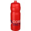 Baseline Plus Bottle 650ml red | Cheap bottles | Bulk printed bottles | Printed water bottles UK | Eco Friendly | UK manufactured | Biodegradable | Water bottles with my logo | Water bottles with school logo