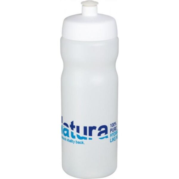 Baseline Plus Bottle 650ml translucent | Cheap bottles | Bulk printed bottles | Printed water bottles UK | Eco Friendly | UK manufactured | Biodegradable | Water bottles with my logo | Water bottles with school logo