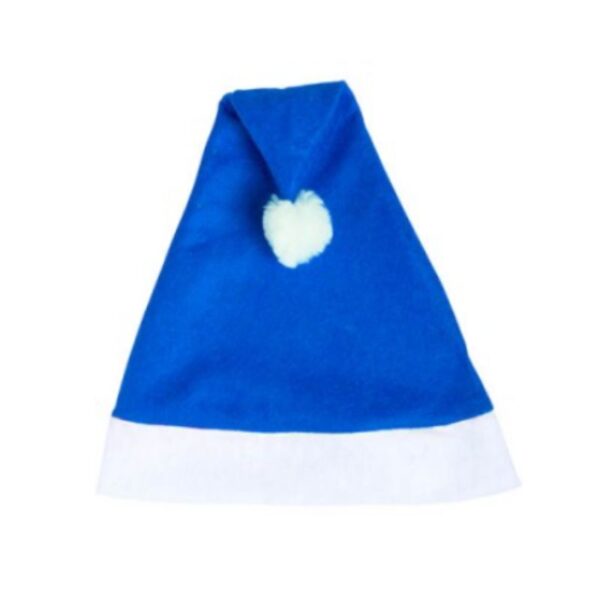 Budget Santa Hat blue | Promotional merchandise | Branded Merchandise | Printed Products | Christmas gift items | Promotional Christmas merchandise | Printed Christmas UK | Bulk Printed Christmas gifts UK | Christmas Hats Printed