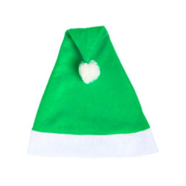 Budget Santa Hat green | Promotional merchandise | Branded Merchandise | Printed Products | Christmas gift items | Promotional Christmas merchandise | Printed Christmas UK | Bulk Printed Christmas gifts UK | Christmas Hats Printed