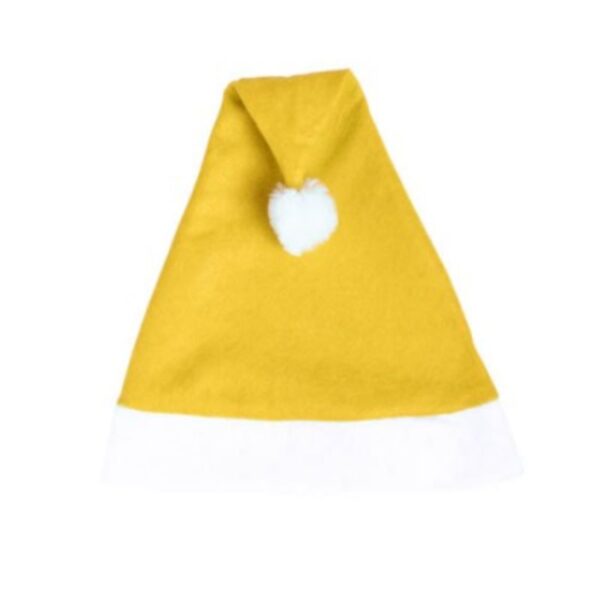 Budget Santa Hat yellow | Promotional merchandise | Branded Merchandise | Printed Products | Christmas gift items | Promotional Christmas merchandise | Printed Christmas UK | Bulk Printed Christmas gifts UK | Christmas Hats Printed